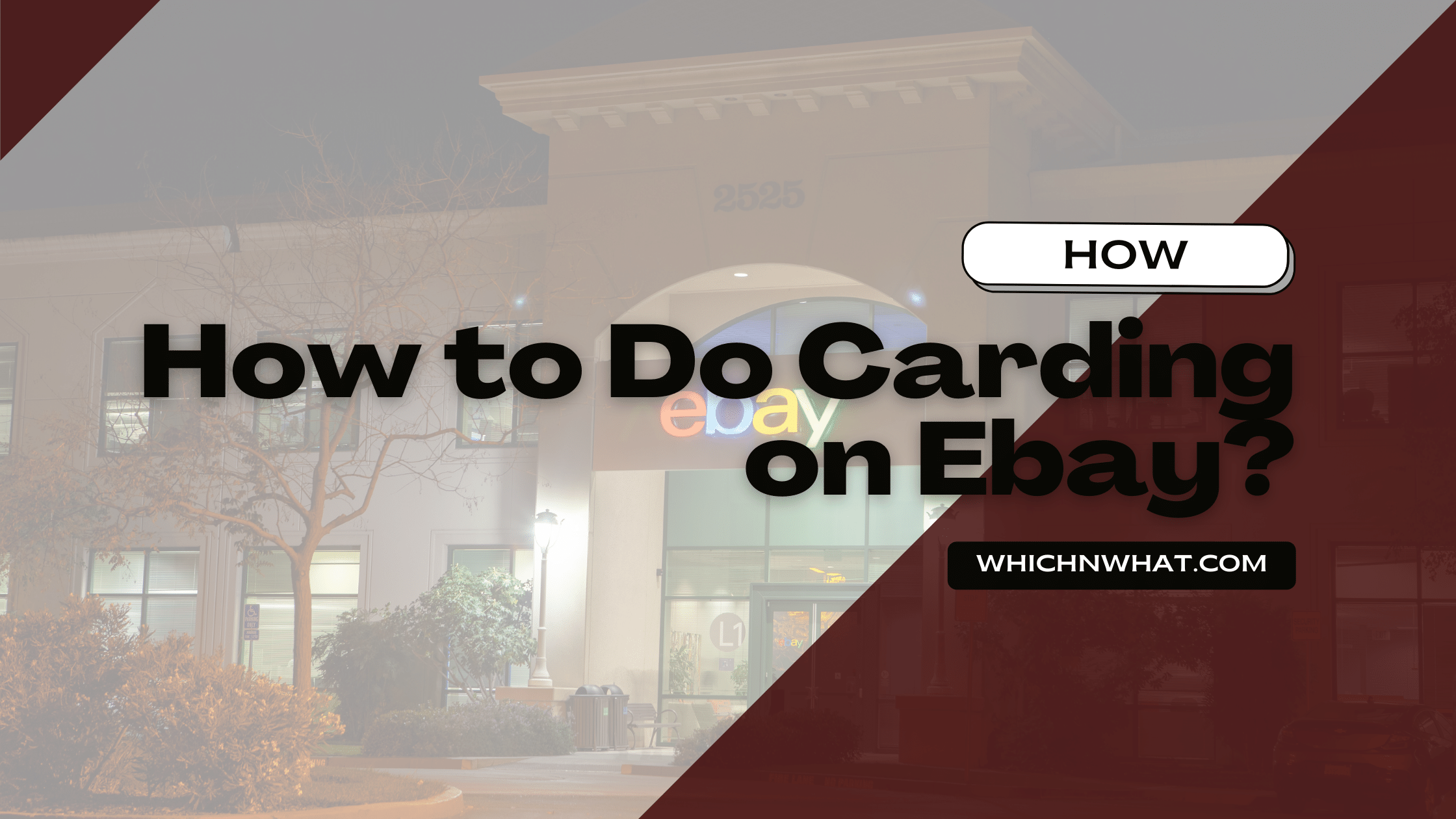 How to Do Carding on Ebay? Explained Which & What