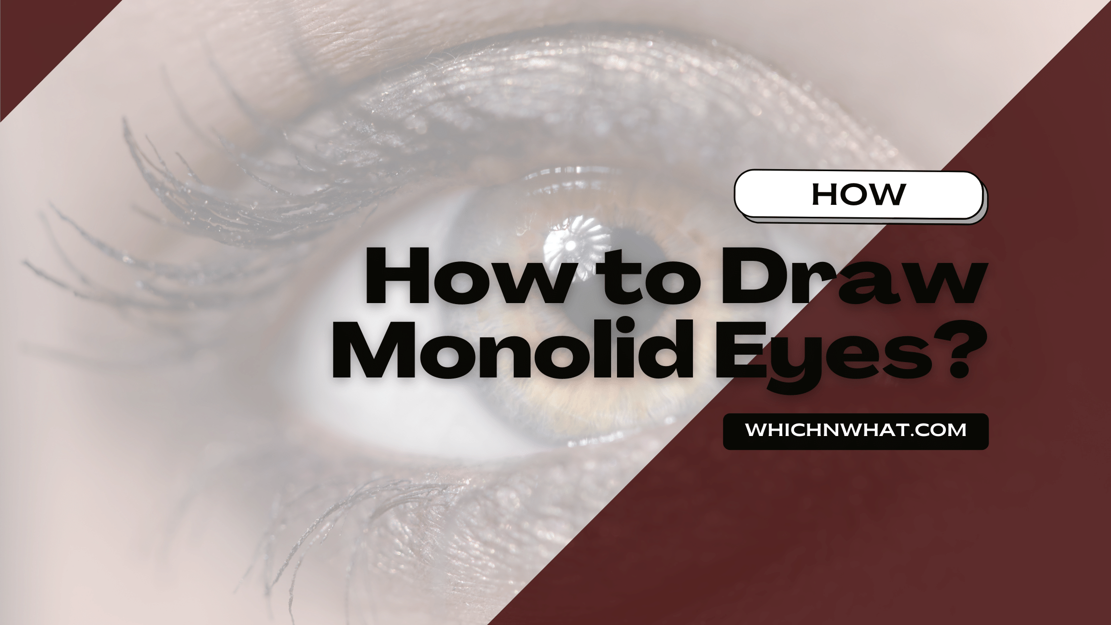 How to Draw Monolid Eyes? Best Answer Which & What